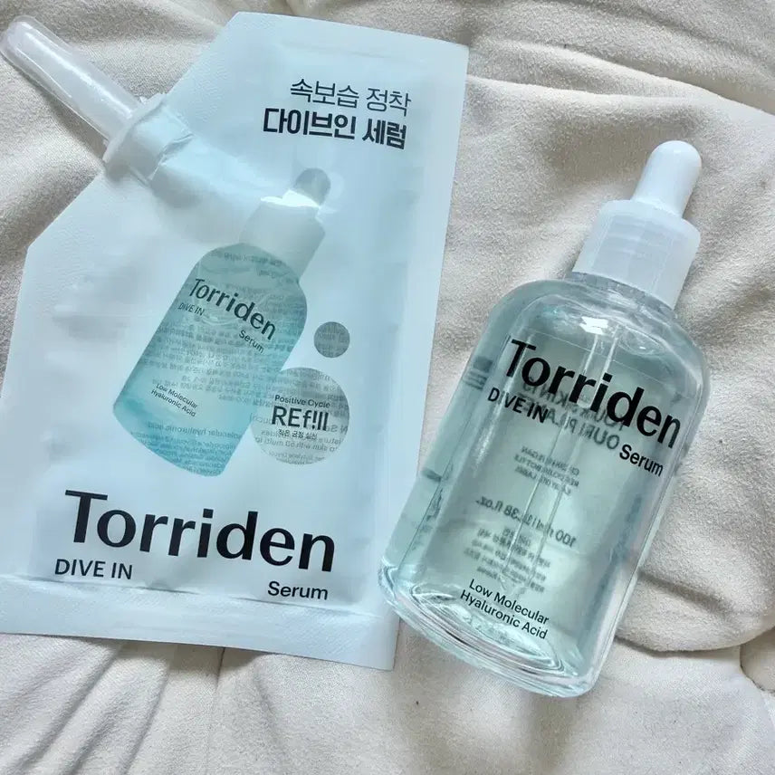 [BUNJANG] Torriden Dive-In Low Molecular Hyaluronic Acid Serum (100ml + 50ml Refill) / 토리든 다이브인 저분자 히알루론산 세럼 (본품100+리필50)