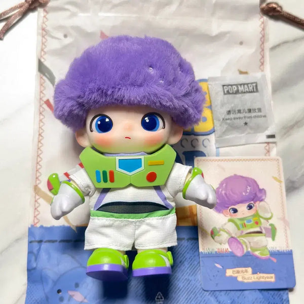[BUNJANG] Pop Mart Dimoo World x Pixar Series Buzz Lightyear Plush Keychain / 팝마트 디무 월드 x 픽사 시리즈 인형 키링 버즈 라이트이어