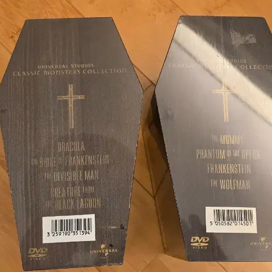 [BUNJANG] Universal Studios Classic Monsters Collection DVD Coffin Edition Set / 유니버설 스튜디오 클래식 몬스터 컬렉션 DVD 세트