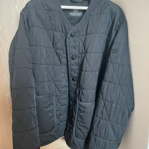 [BUNJANG] Kolon Sport Quilting Jacket Black / 코오롱 스포츠 퀼팅 자켓 블랙