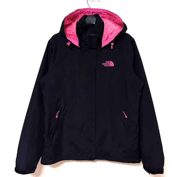 [BUNJANG] The North Face Women's Woven Jacket - Black/Pink / [L,100]노스페이스 여성 바람막이 우븐 자켓 검핑