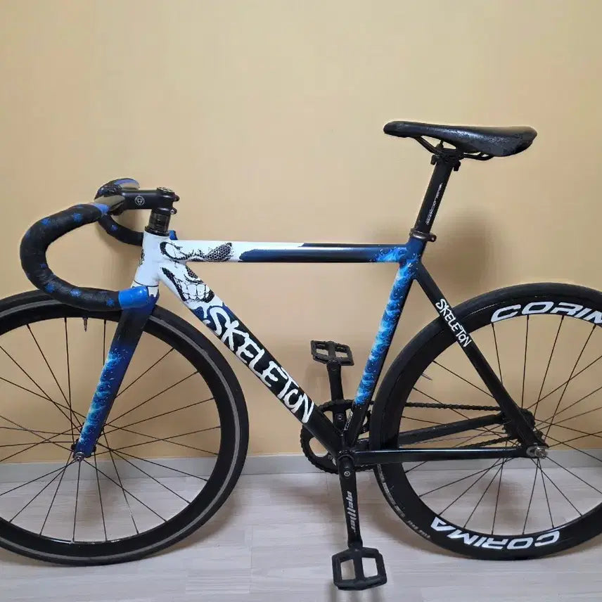 [BUNJANG] Chicano Skeleton Custom Fixed Gear Bike / 치카노 스켈레톤 판/대