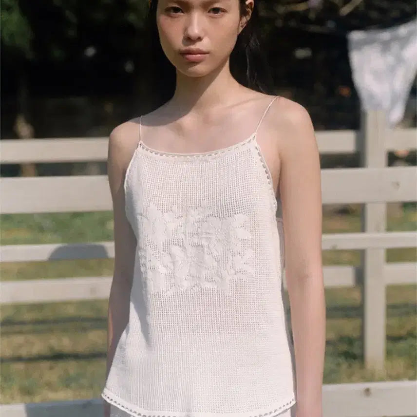 [BUNJANG] BAYODE Croquet Knit Top Sleeveless / 베이오드 크로켓 니트탑 슬리브리스
