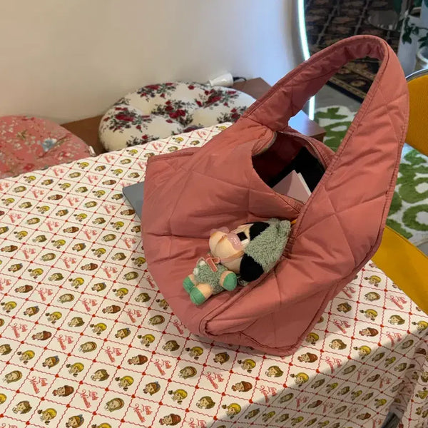 [BUNJANG] COS Quilted Shoulder Bag Pink Medium / COS 퀼팅 퀼티드 숄더백 핑크 식빵백