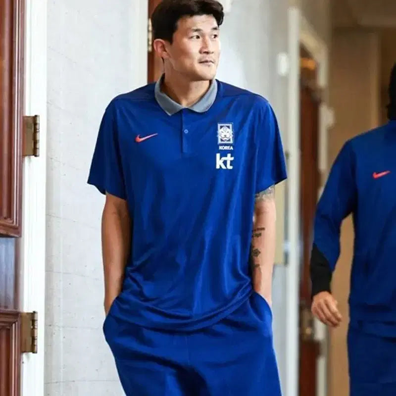 [BUNJANG] Nike Korea 24-26 Dri-FIT Victory Solid Polo Shirt L (105) / 나이키 대한민국 24-26 드라이핏 빅토리 솔리드 폴로티셔츠 L(105)