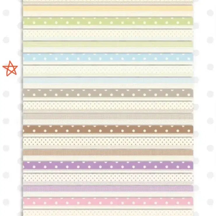 [BUNJANG] Logi Sticker Poison Mushroom Wallpaper Washi Tape (Blue) / 로지스티커 독버섯벽지마테(블루)