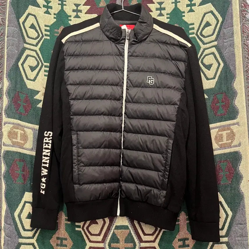 [BUNJANG] Phantom Goose Down Knit Padded Jacket L/100 / 팬텀 구스다운 니트 패딩 자켓 L/100