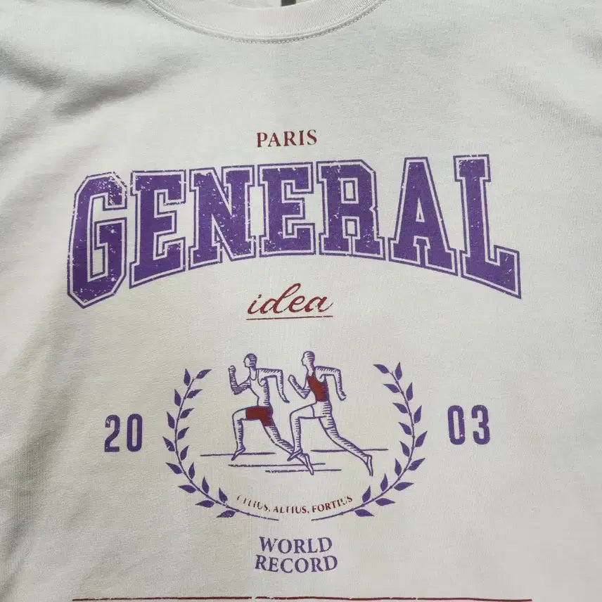 [BUNJANG] General Idea Marathon T-Shirt (Unisex) / 제너럴아이디어 마라톤 반팔티셔츠(공용)