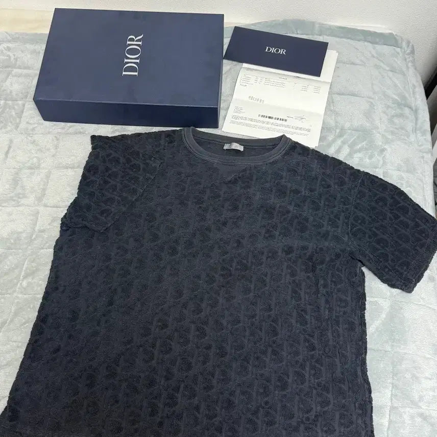 [BUNJANG] Dior Oblique Terry Short-Sleeve T-Shirt XL / 디올 오블리크 테리 반팔티