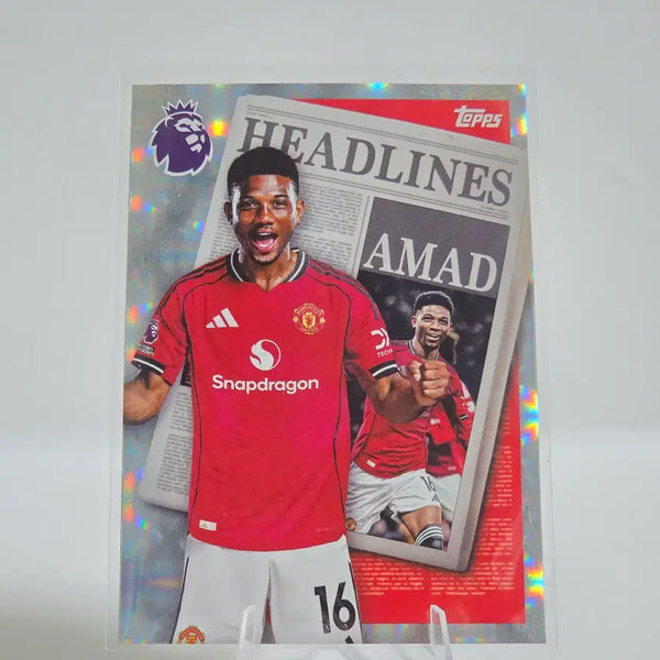 [BUNJANG] Topps 25/26 Amad Diallo Headlines Manchester United Card / 탑스 프리미어리그 아마드 디알로 헤드라인스 (맨유)