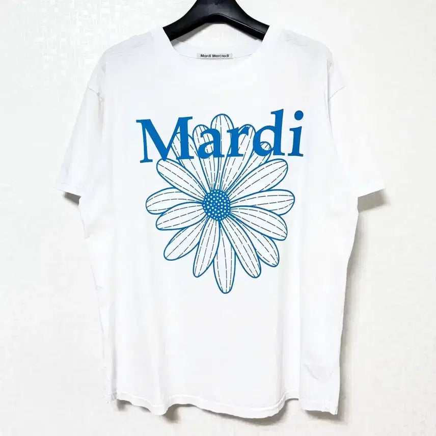 [BUNJANG] Mardi Mercredi Women's Flower Short Sleeve T-Shirt / [free]마르디 메크르디 여성 플라워 반팔티 티셔츠