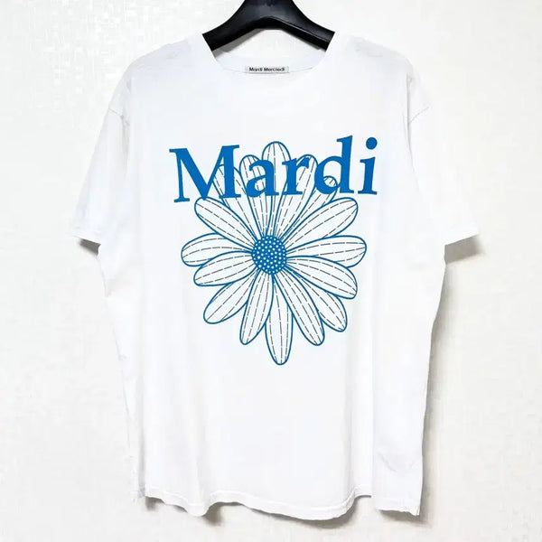 [BUNJANG] Mardi Mercredi Women's Flower Short Sleeve T-Shirt / [free]마르디 메크르디 여성 플라워 반팔티 티셔츠