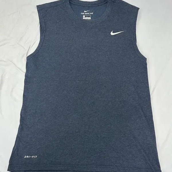 [BUNJANG] Nike Dri-FIT Sleeveless Top Navy Medium / S급) 나이키 드라이핏 슬리브리스 네이비 M사이즈