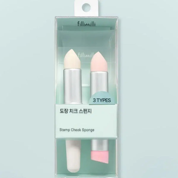 [BUNJANG] Fillimilli Stamp Cheek Sponge Set (3 Types) / 필리밀리 도장 치크 스펀지 3종 세트