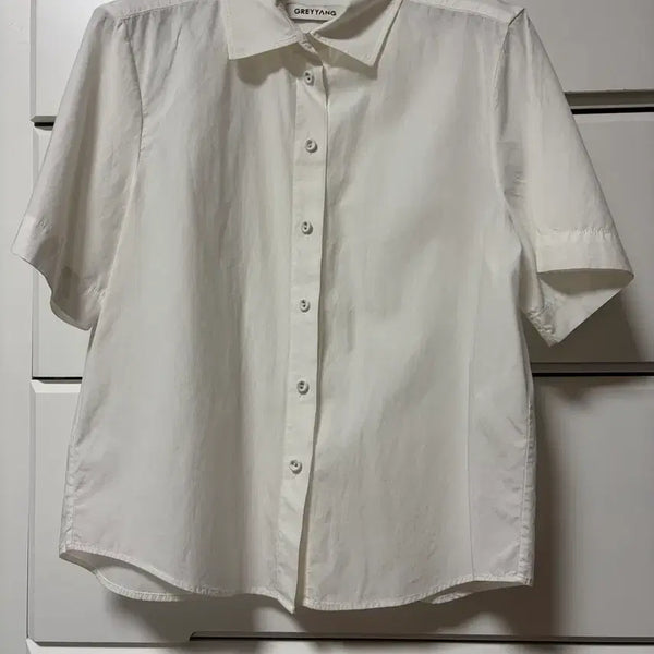 [BUNJANG] Gray Yang Modal Tencel White Shirt (Size 55-66) / 그레이양 모달 텐셀 화이트 셔츠 55-66
