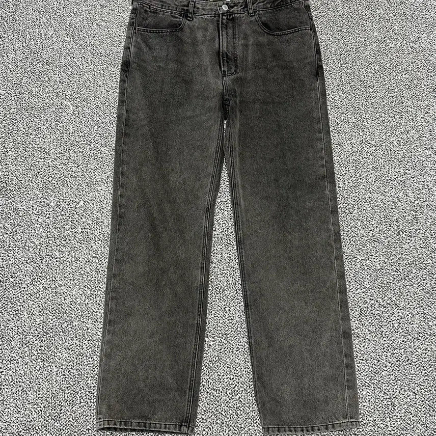 [BUNJANG] Time Homme 25' Black Denim Pants / >정품 타임옴므 25년식 흑청 데님 바지