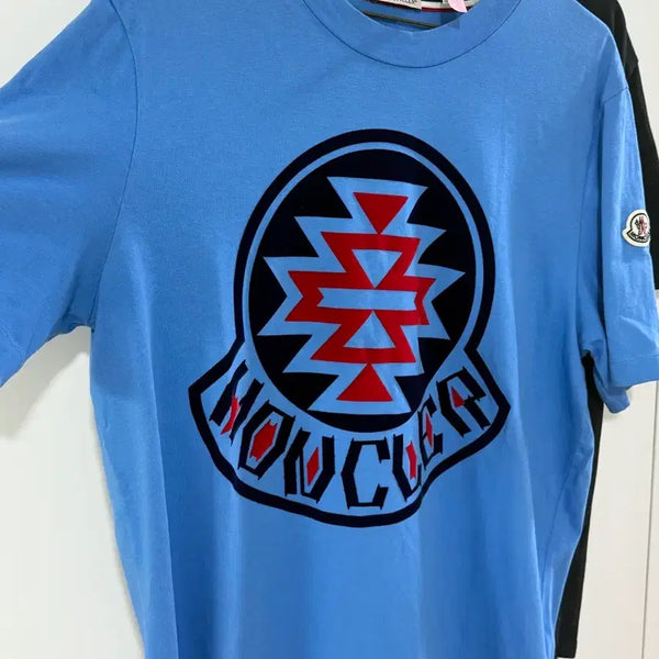 [BUNJANG] Moncler Wappen Embroidered T-Shirt L / 몽클레어 와펜 자수 반팔티
