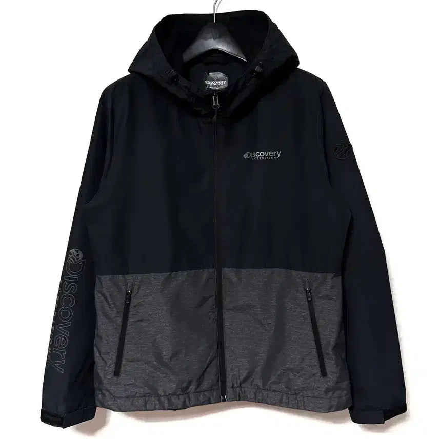 [BUNJANG] Discovery Expedition Women's Black Windbreaker Zip-Up Jacket (Size 100) / [L,100]디스커버리 여성 바람막이 집업 자켓 블랙