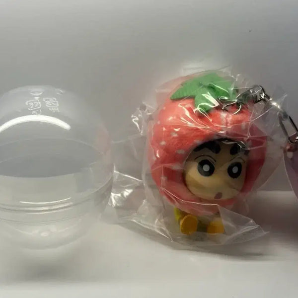 [BUNJANG] Crayon Shin-chan Fruit Keychain / 짱구 과일 키링