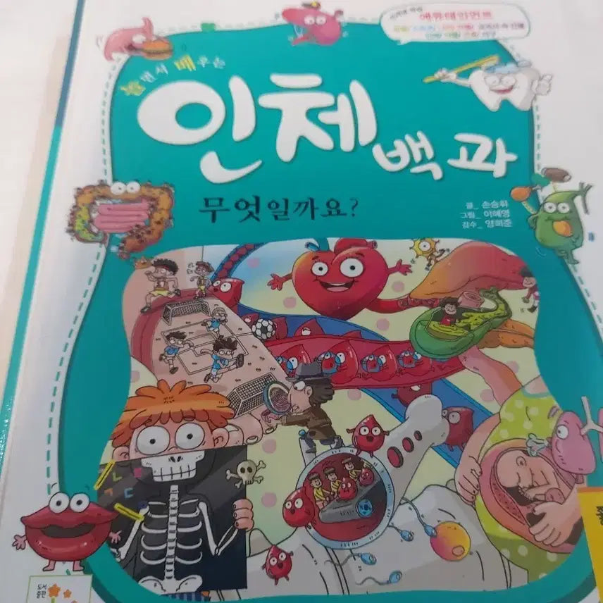 [BUNJANG] While Playing, Learn Human Body Encyclopedia Book / 놀면서 배우는 인체백과 무엇일까요?