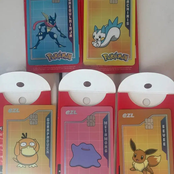 [BUNJANG] IZL Pokémon Transportation Card Bundle / 이즐 포켓몬 교통카드 판매 및 교환(메타몽, 고라파덕, 이브이, 파치리스, 개굴닌자)