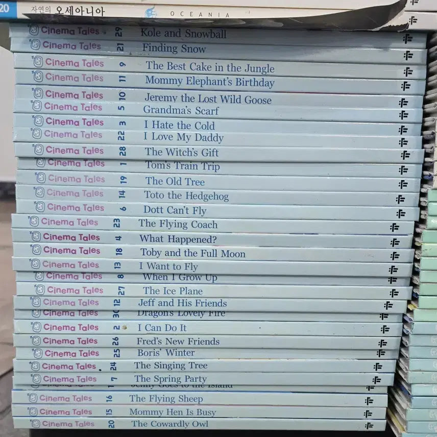 [BUNJANG] Cinema Tales by Kyowon (Red Pen) 30-Book Set - Children's English Used Books / 시네마 테일즈 Cinema Tales 교원(빨간펜) 30권 세트 어린이영어 중고책