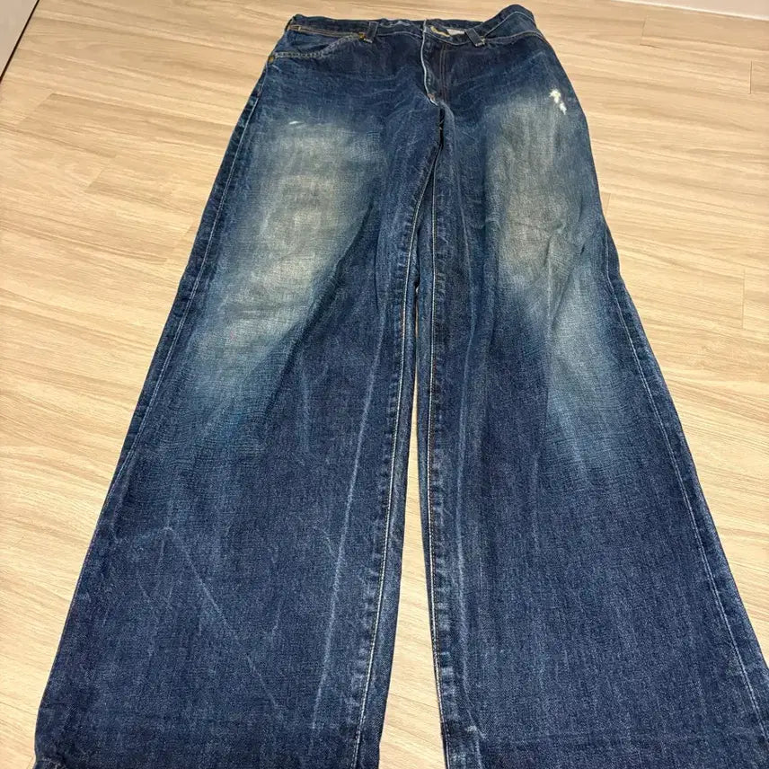 [BUNJANG] Wrangler Washed Jeans / 랭글러 워싱진