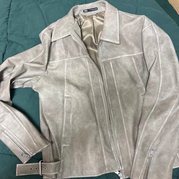 [BUNJANG] Zara Washed Effect Jacket / 자라 워시드 이펙트 자켓