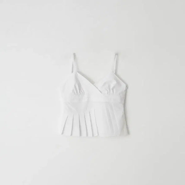 [BUNJANG] Leeds The Wish Gisele Pleats Blouse / Leeds 샵리즈 더위시 Gisele pleats blouse 지젤 플리츠 블라우스