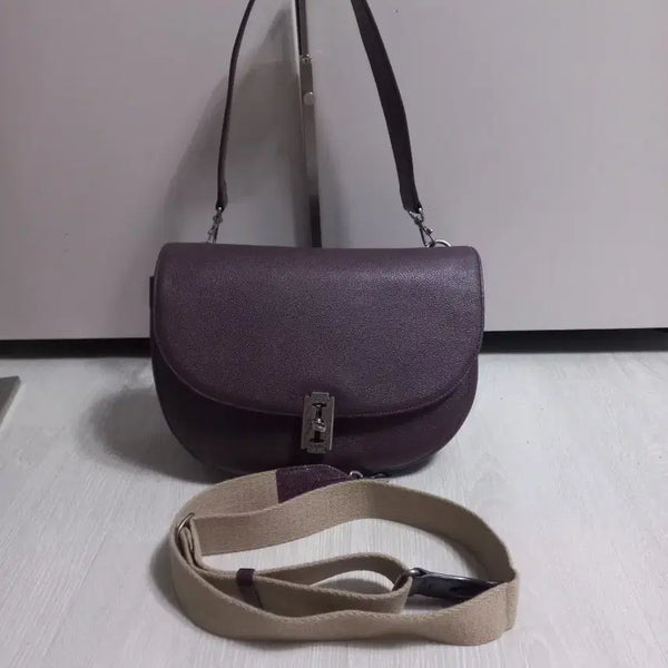 [BUNJANG] Vunque OCAM Meta Tote Shoulder Cross Bag Burgundy Dark Brown / 분크 오캄 메타 토트 숄더 크로스 겸용. 버긴디다크브라운