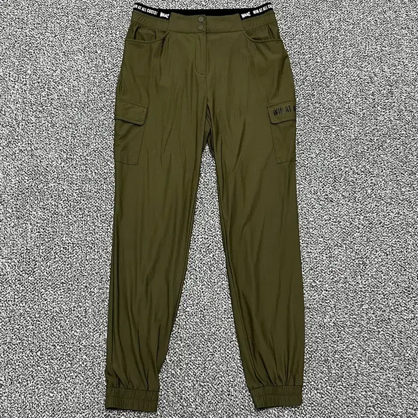 [BUNJANG] Wac Golf Women's Khaki Jogger Pants / >정품 왁 골프 여성 스윙 카키 조거팬츠