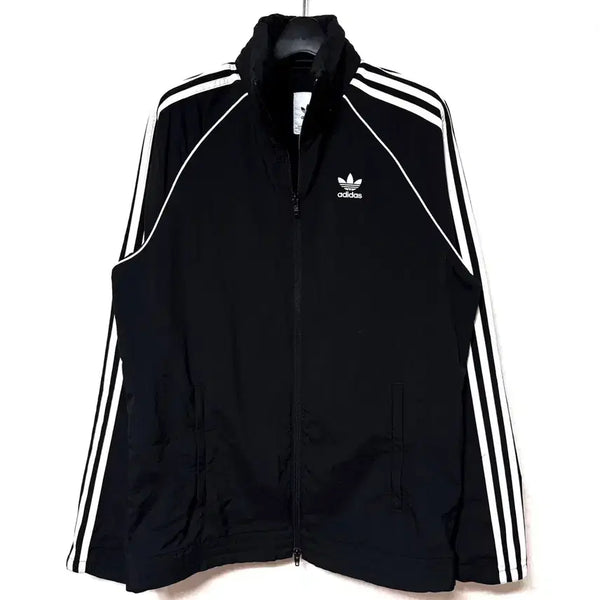 [BUNJANG] Adidas 3-Stripes Woven Windbreaker Jacket Black/White M / [M,95]아디다스 삼선 바람막이 우븐 자켓 검흰
