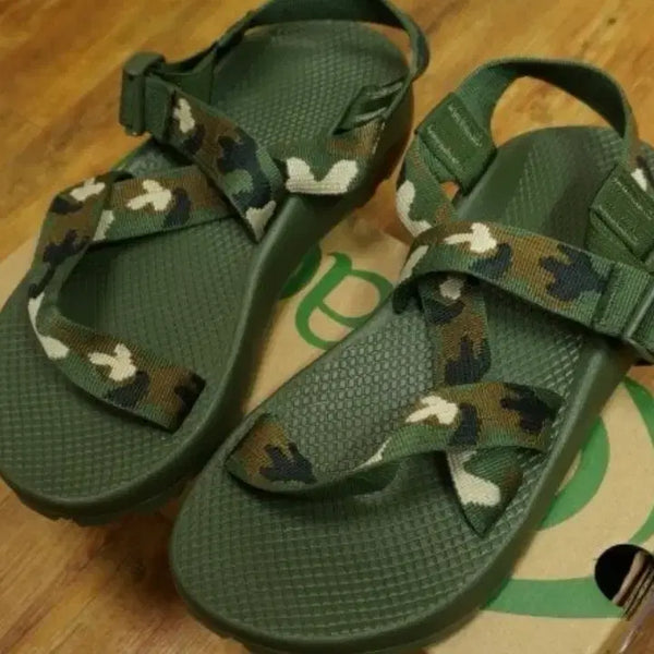 [BUNJANG] Chaco x Beams Collaboration Camouflage Sandals Size 260 / 차코 빔즈 콜라보 카모플라쥬 사이즈260