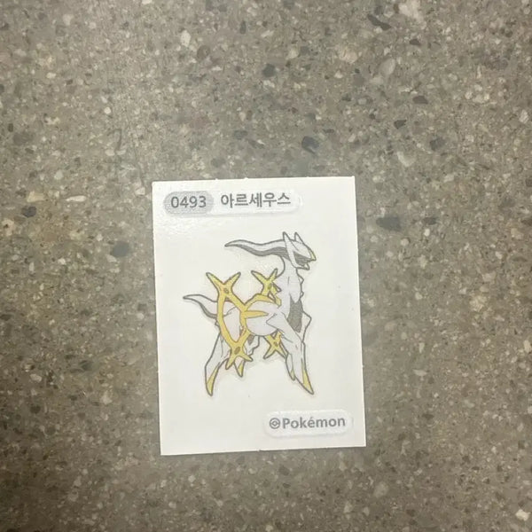[BUNJANG] Pokemon Arceus Sticker / 아르세우스