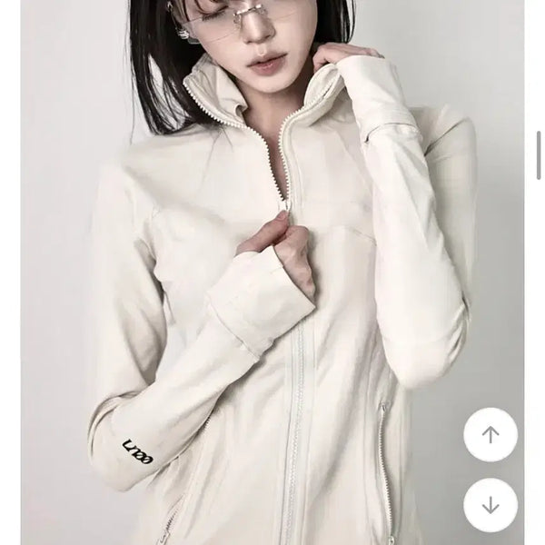 [BUNJANG] Eeun Layer Zip-Up Ivory / 이은 eeun 레이어 집업 아이보리