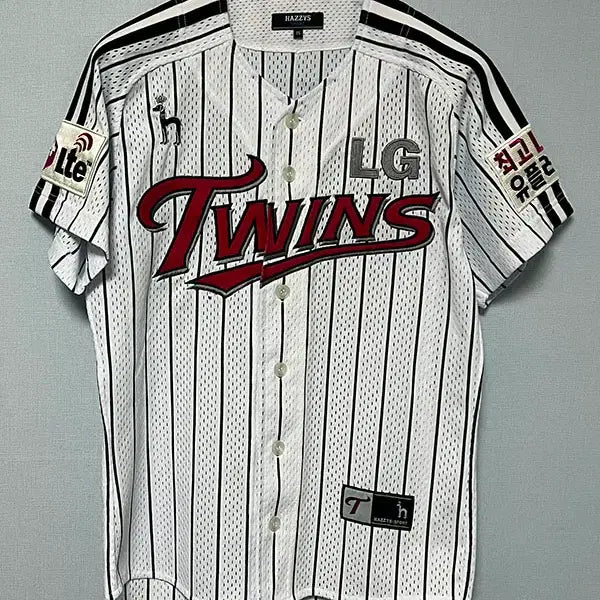 [BUNJANG] Hazzys LG Twins Baseball Uniform No. 33 Park Yong-taik Women's XS / 헤지스 LG트윈스 홈 유니폼 No.33 박용택 여자 XS 44 85