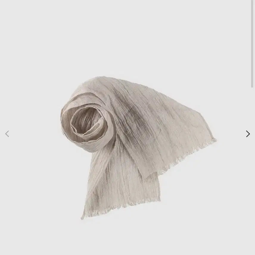 [BUNJANG] Muhiae Linen Scarf Light Beige / 무히에muhiae 린넨 스카프