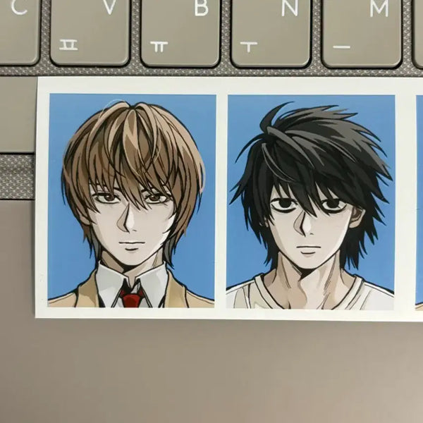 [BUNJANG] Death Note Light Yagami & L Unofficial ID Photos / 데스노트 라이토 엘 비공식 증명사진