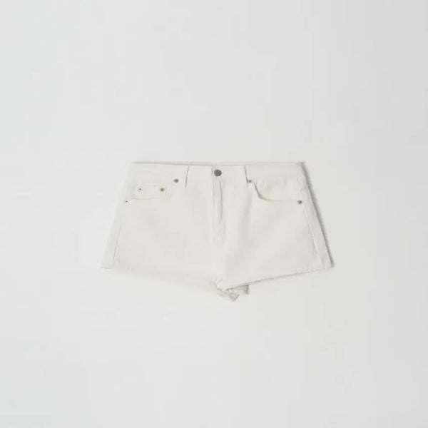[BUNJANG] Leeds The Wish New Roa Denim Shorts Ivory S / 샵리즈 leeds 더위시 뉴 로아 데님 쇼츠 아이보리 S