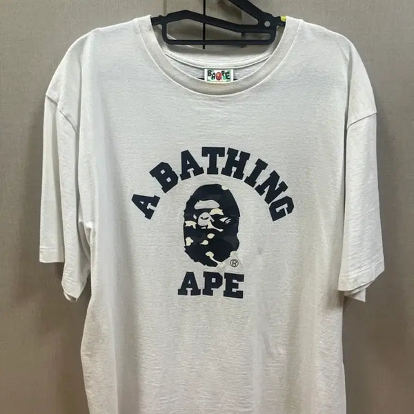 [BUNJANG] BAPE Camo College T-Shirt XL / 베이프 카모 컬리지 XL