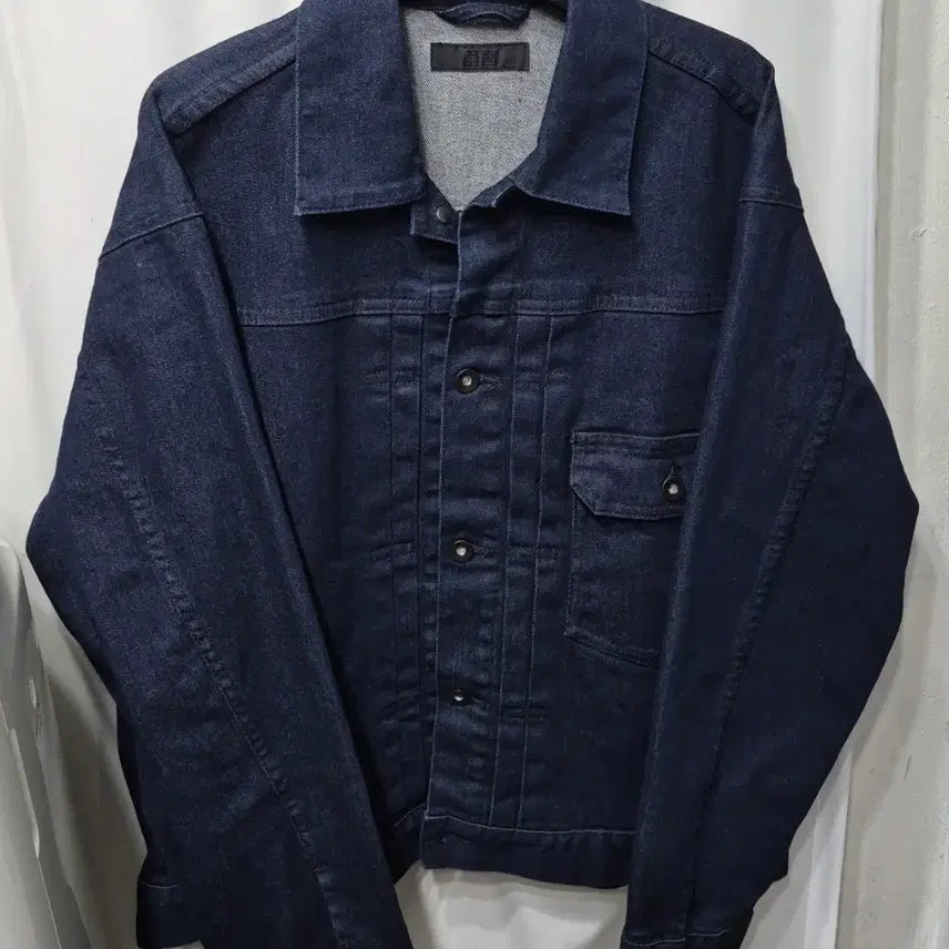 [BUNJANG] Uniqlo Denim Jacket Navy / 유니클로 데님 자켓 네이비