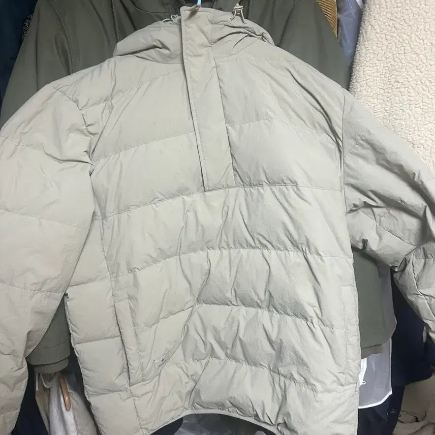 [BUNJANG] Snow Peak Anorak Padded Jacket Beige / 스노우피크 아노락 패딩
