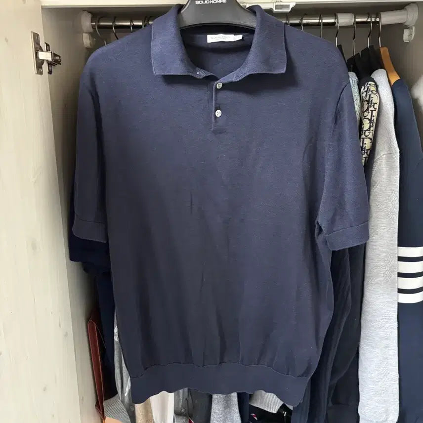 [BUNJANG] Suit Supply 23SS Silk Blend Polo Collar Short Sleeve Knit / SUIT SUPPLY 수트서플라이 23SS 실크 혼방 폴로 카라넥 반팔 니트