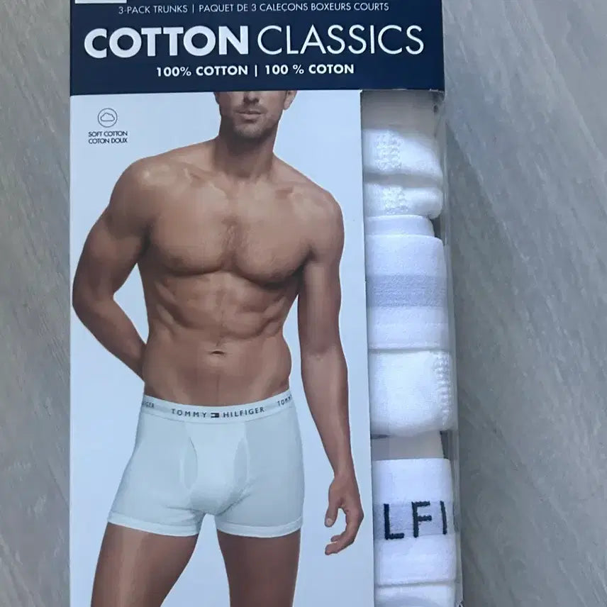[BUNJANG] Tommy Hilfiger Cotton Classic Men's 3-Pack Trunks / 타미힐피거 코튼 클래식 남성 드로즈 3팩