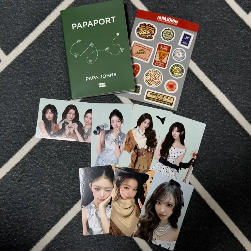 [BUNJANG] IVE Papa Johns B Bundle Set / 파파존스 아이브 B셋트 일괄