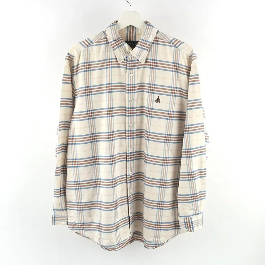[BUNJANG] Beanpole Jean Paul Down Cotton Men's Shirt Size 100 / 105 / 빈폴 장폴 다운 코튼 남성 셔츠 / P025 -302