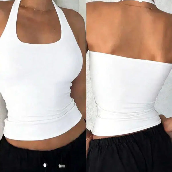 [BUNJANG] Dazy Halterneck Sleeveless Top / Dazy  홀터넥 나시