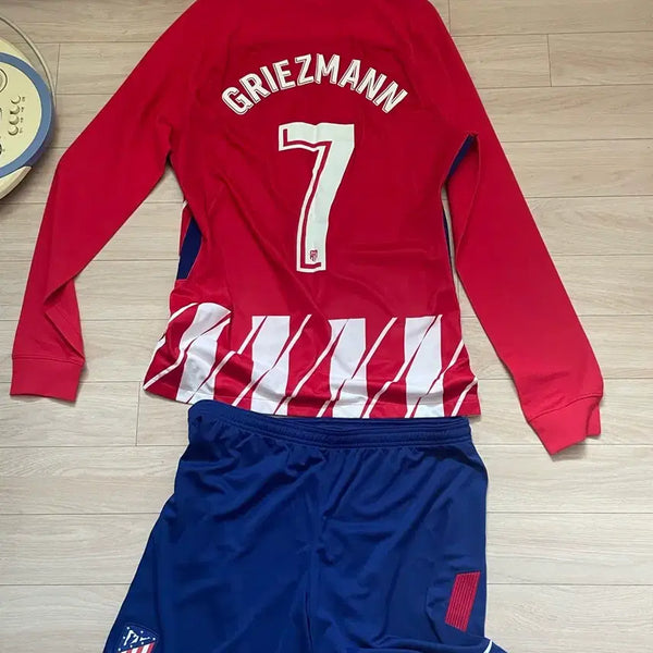 [BUNJANG] Antoine Griezmann Atletico Madrid 17-18 Long-Sleeve Player Issue Jersey / 17-18 아틀레티코 앙투안 그리즈만 긴팔 지급용 유니폼
