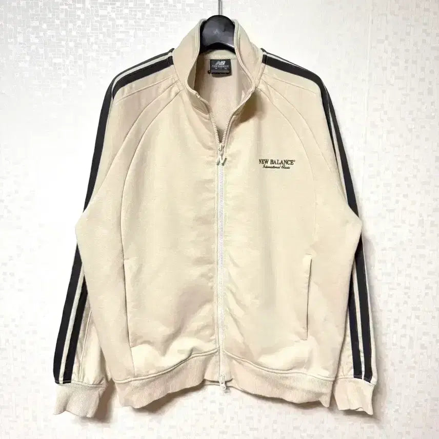 [BUNJANG] New Balance Track Jacket Zip-up Jersey Tracktop / [M,95]뉴발란스 집업 져지 자켓 트랙탑 오버핏