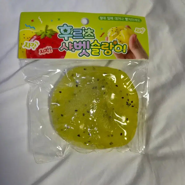 [BUNJANG] Fruity Sherbet Slime Kiwi New / 후르츠 샤베트 슬라임 키위 새상품